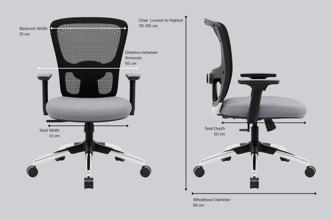 Green Soul Jupiter Superb Mid Back Mesh Office Chair Efficient Chairs Green Soul Ergonomics   