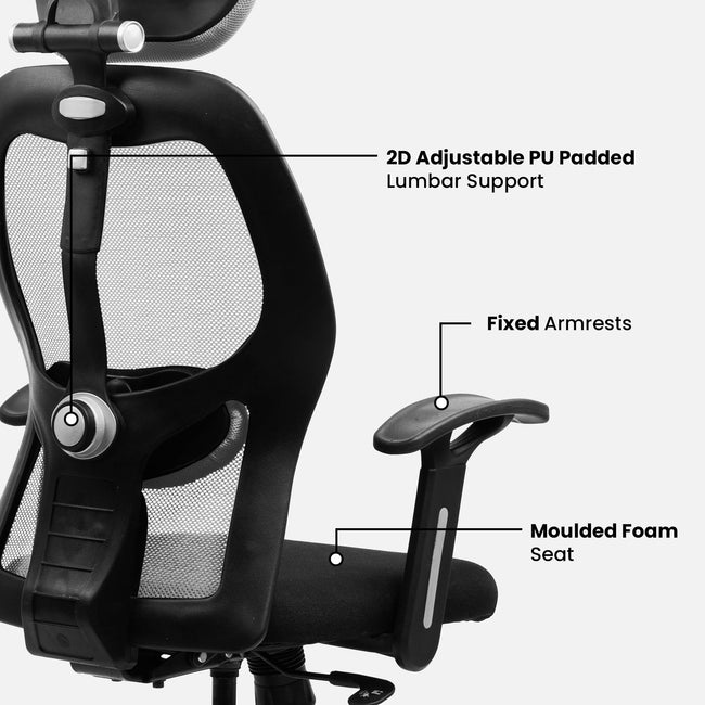 Green Soul Renewed Yoga High Back Mesh Office Chair Renewed Green Soul Ergonomics   