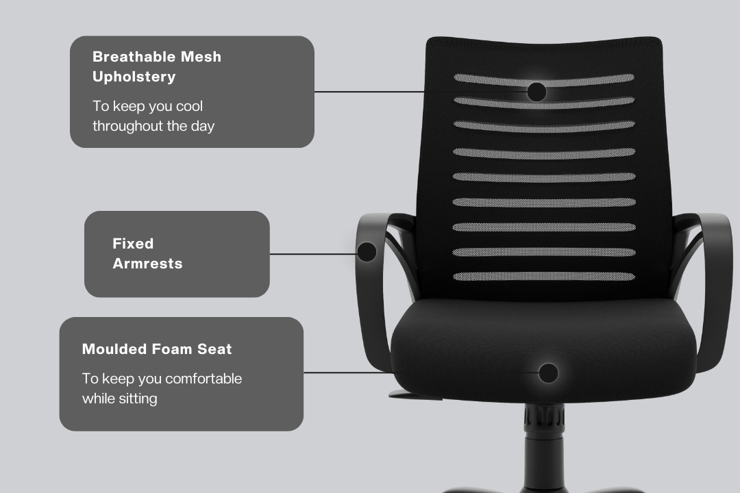 Green Soul Renewed Atom Basic Chair Renewed Green Soul Ergonomics   