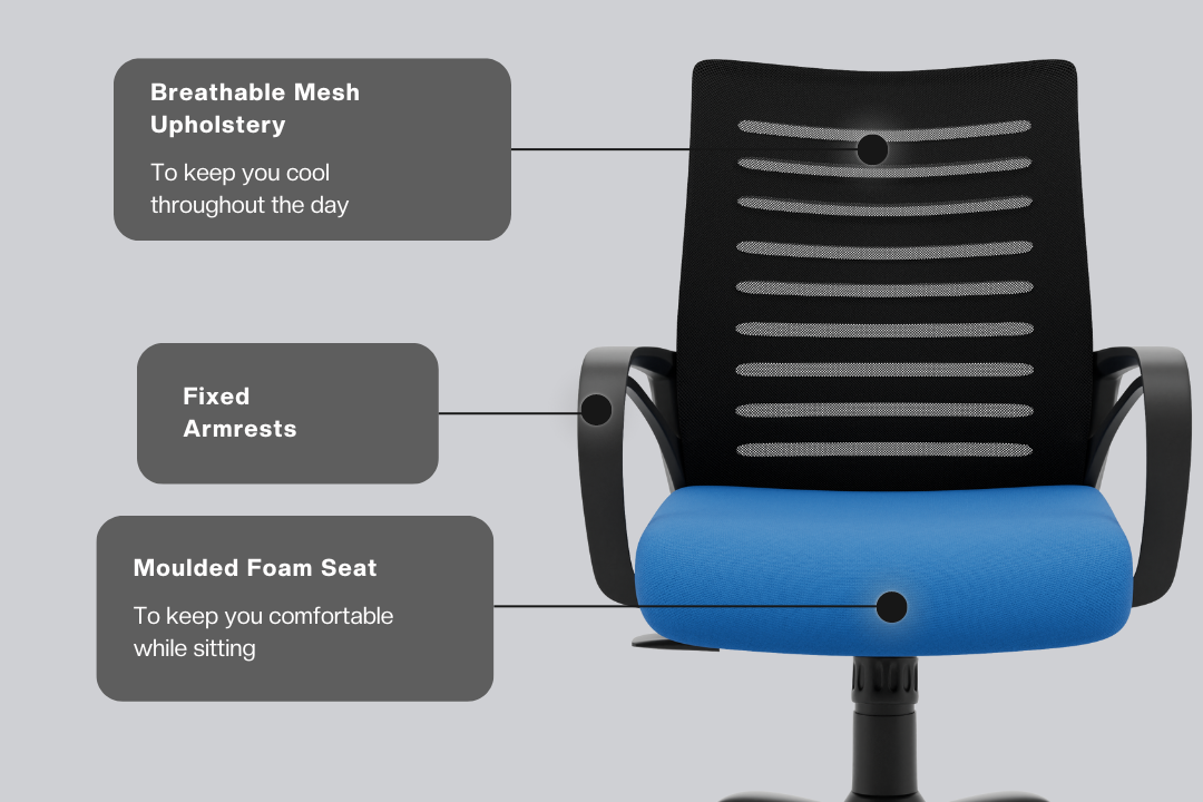 Green Soul Renewed Atom Basic Chair Renewed Green Soul Ergonomics   