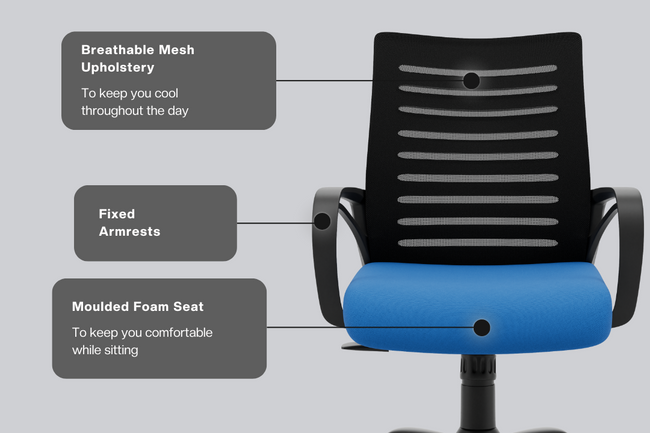 Green Soul Renewed Atom Basic Chair Renewed Green Soul Ergonomics   