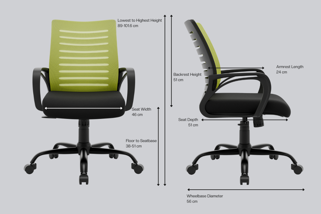 Green Soul Renewed Atom Basic Chair Renewed Green Soul Ergonomics   