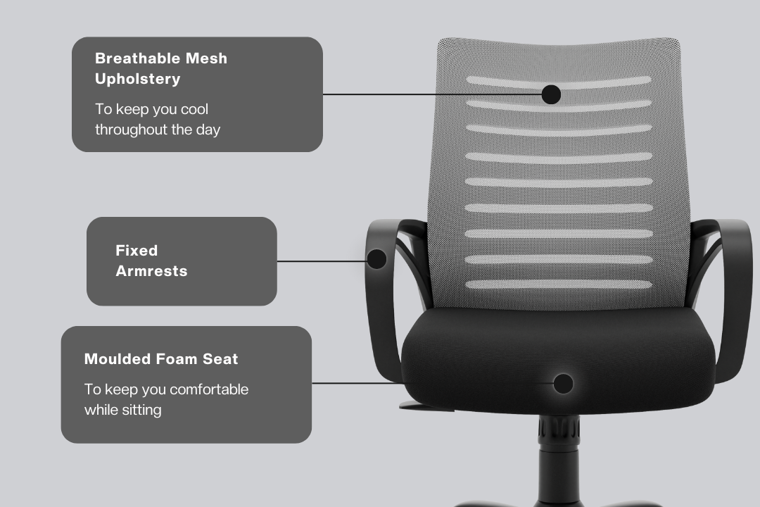 Green Soul Renewed Atom Basic Chair Renewed Green Soul Ergonomics   