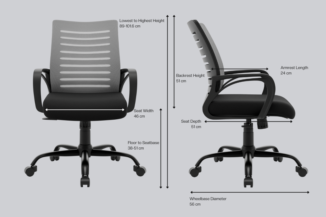Green Soul Renewed Atom Basic Chair Renewed Green Soul Ergonomics   
