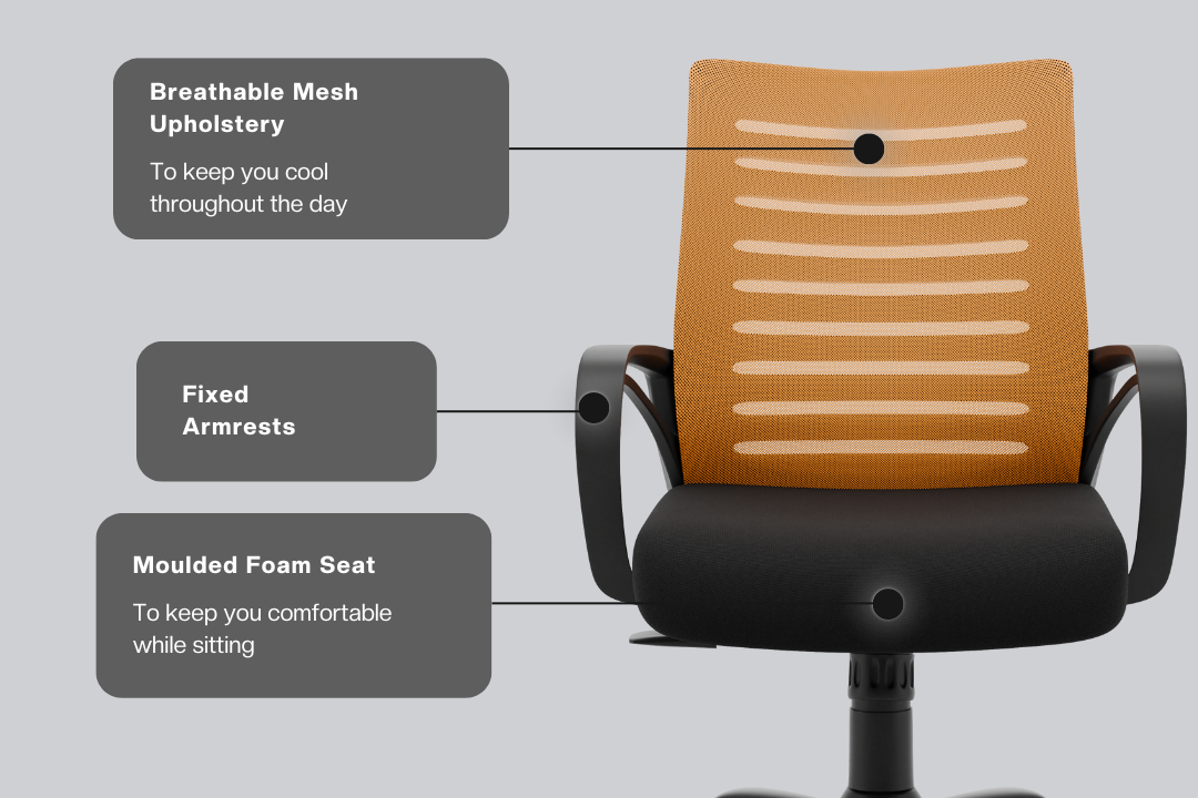 Green Soul Renewed Atom Basic Chair Renewed Green Soul Ergonomics   