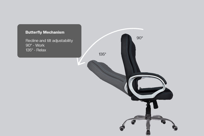 Green Soul Vienna Fabric Executive Chair Dynamic Chairs Green Soul Ergonomics   