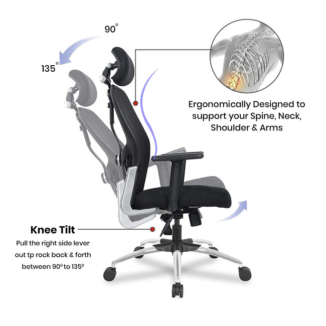 Green Soul Renewed New York Superb High Back Mesh Office Chair Renewed Green Soul Ergonomics   