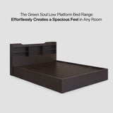 Green Soul Maybelle Queen bed with headboard & Box Storage furniture Green Soul Ergonomics   
