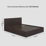 Green Soul Zenith Queen bed with Box Storage furniture Green Soul Ergonomics   