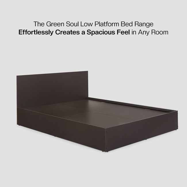 Green Soul Zenith Queen bed with Box Storage furniture Green Soul Ergonomics   