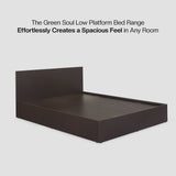 Green Soul Zenith Queen bed with Box Storage furniture Green Soul Ergonomics   