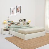 Green Soul Maybelle Queen bed with headboard & Box Storage