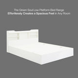Green Soul Maybelle Queen bed with headboard & Box Storage furniture Green Soul Ergonomics   