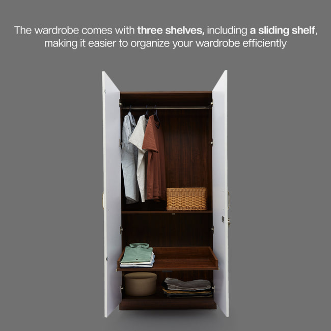 Arthur 2-Door Wardrobe furniture Green Soul Ergonomics   