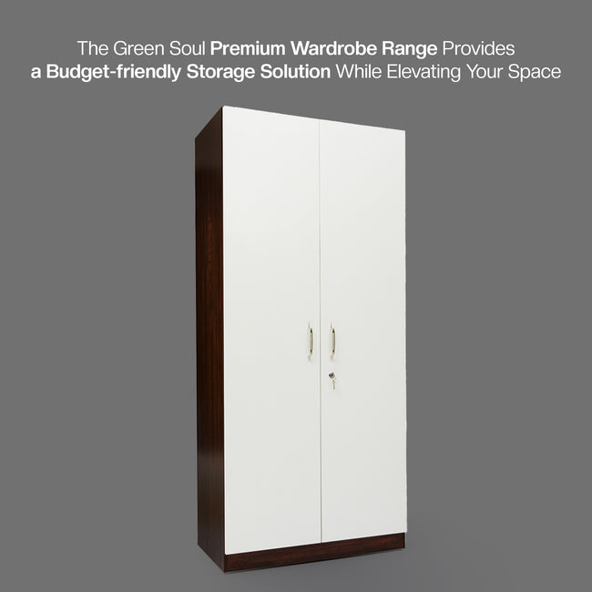Arthur 2-Door Wardrobe furniture Green Soul Ergonomics   