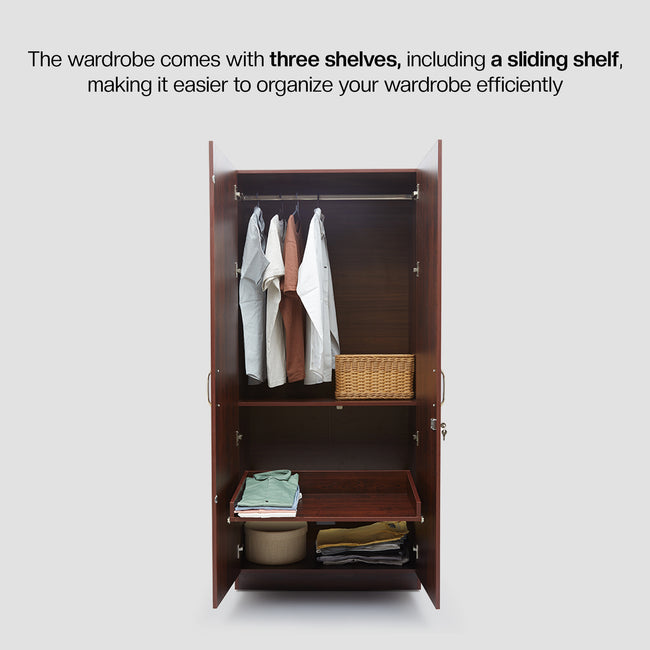 Arthur 2-Door Wardrobe furniture Green Soul Ergonomics   