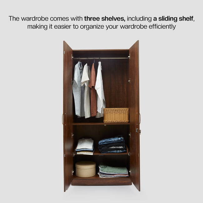 Arthur 2-Door Wardrobe furniture Green Soul Ergonomics   