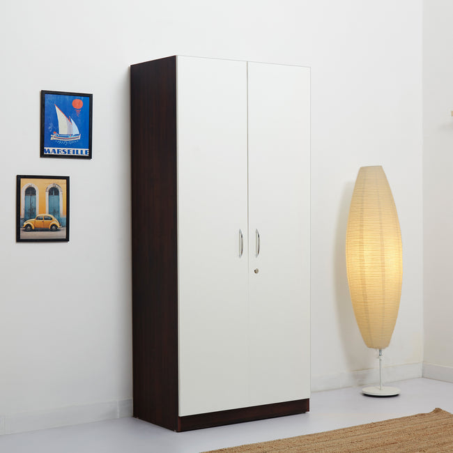 Arthur 2-Door Wardrobe furniture Green Soul Ergonomics Walnut White  