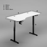 Green Soul Renewed Trigger Height Adjustable Table