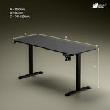Green Soul Renewed Imperium Pro (5 Feet) Electric Height Adjustable Table