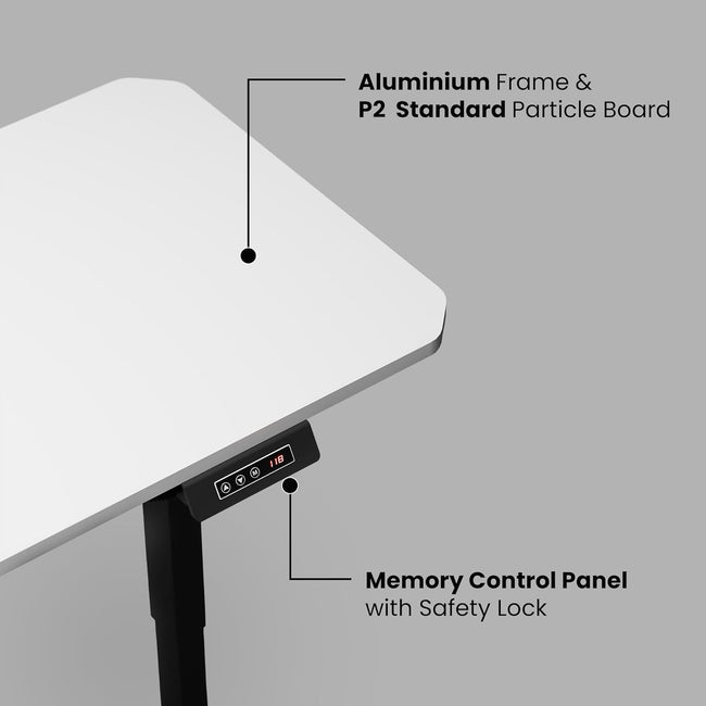 Green Soul Renewed Trigger Height Adjustable Table