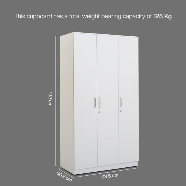 Green Soul Merlin 3-Door Wardrobe