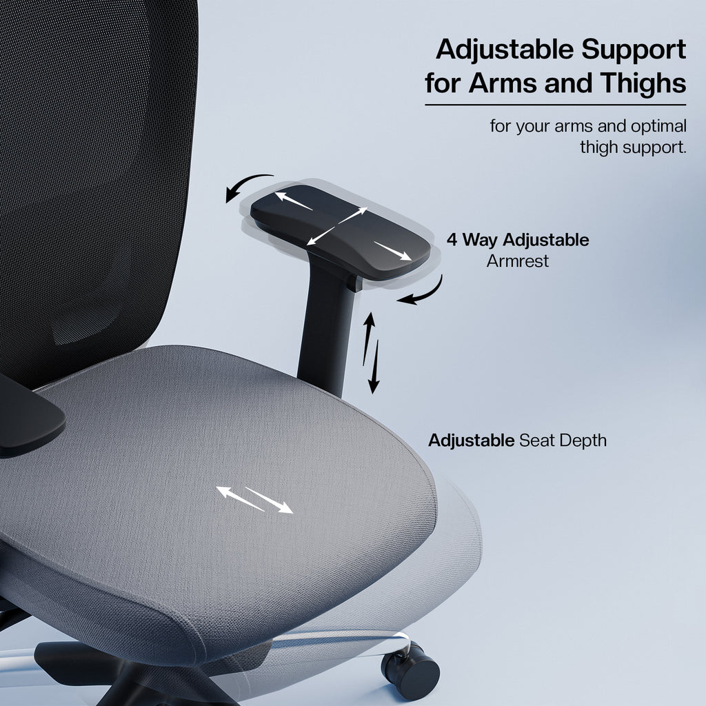 Buy Jupiter Superb High Back Mesh Office Chair Online GreenSoul