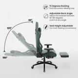 Green Soul Renewed Ghost Gaming Chair With Integrated Footrest