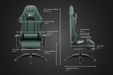 Green Soul Ghost Gaming Chair With Integrated Footrest