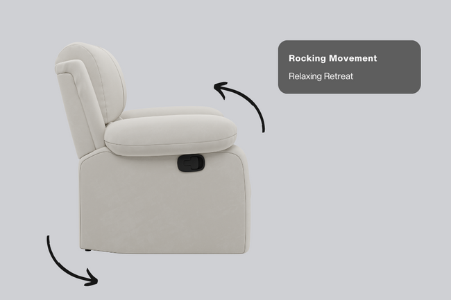 Green Soul® Laze Single Seater RRR Recliner Sofa