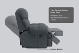 Shangri-La Rocking, Revolving and Recline Single Seater Electric Recliner Sofa