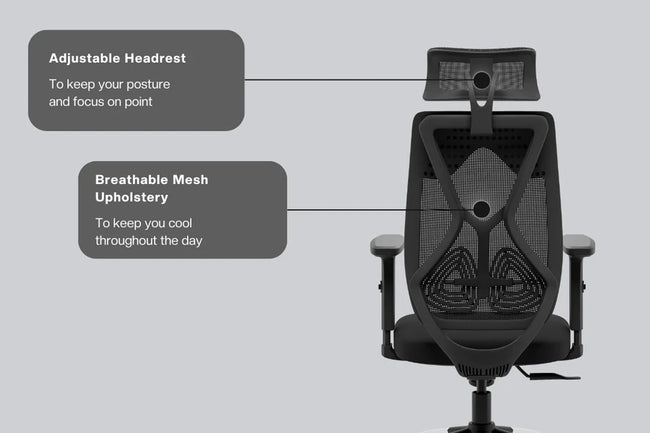 Green Soul Renewed Zodiac Lite High Back Mesh Office Chair
