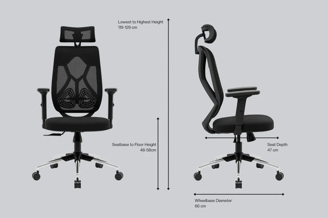 Green Soul Renewed Zodiac Lite High Back Mesh Office Chair