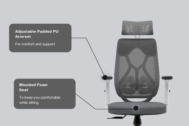 Green Soul Renewed Zodiac Lite High Back Mesh Office Chair