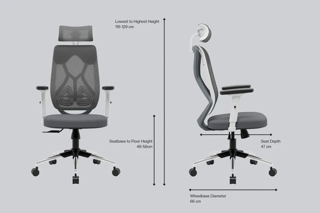 Green Soul Renewed Zodiac Lite High Back Mesh Office Chair