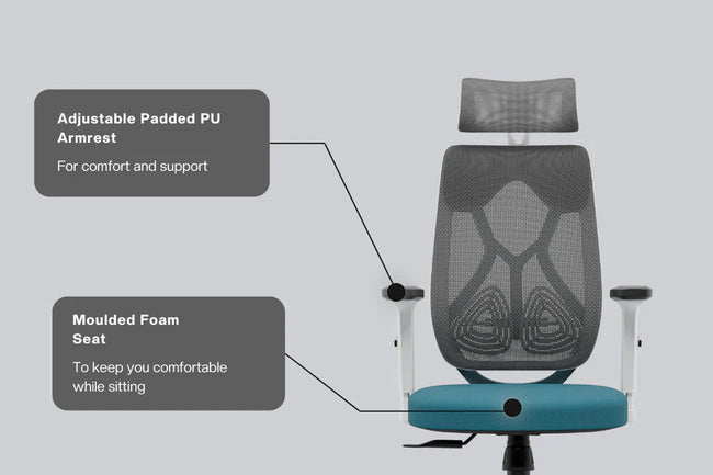 Green Soul Renewed Zodiac Lite High Back Mesh Office Chair