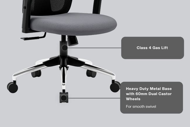 Green Soul Renewed Jupiter Lite Mid Back Mesh  Office Chair