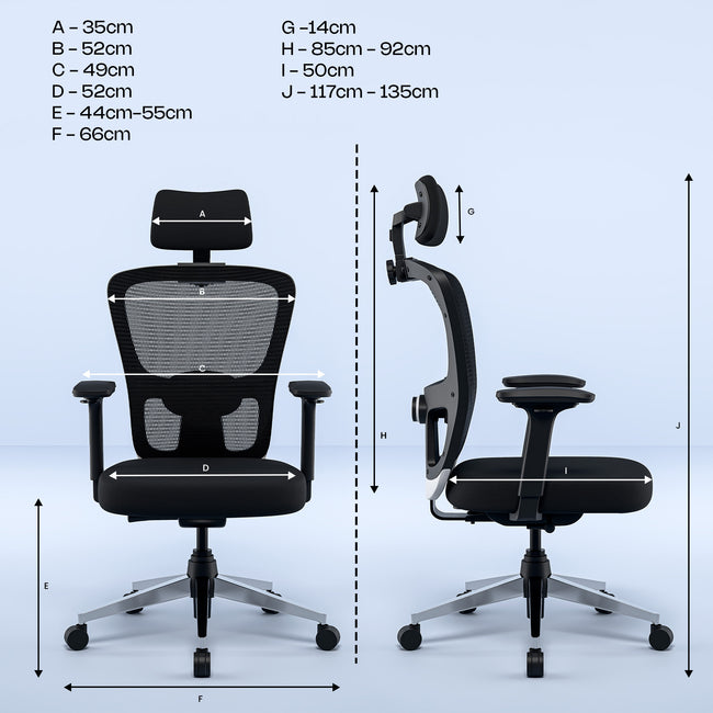 Green Soul Renewed Jupiter Pro  Intelli-Adapt Recline Office Chair