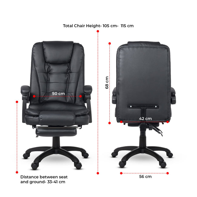 Green Soul Renewed Urbane Premium Leatherette Executive Chair Renewed Green Soul Ergonomics   