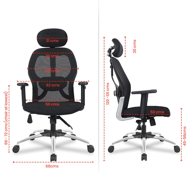 Green Soul Renewed New York Superb High Back Mesh Office Chair Renewed Green Soul Ergonomics   