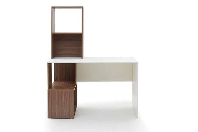 Renewed Vermont Study Table - Frosty White  Green Soul Ergonomics   