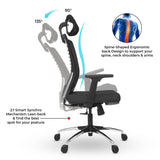 Green Soul Renewed Inspire High Back Mesh Office Chair Renewed Green Soul Ergonomics   