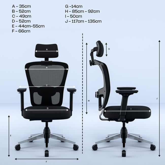 Green Soul Renewed Jupiter Superb  Intelli-Adapt Recline Office Chair