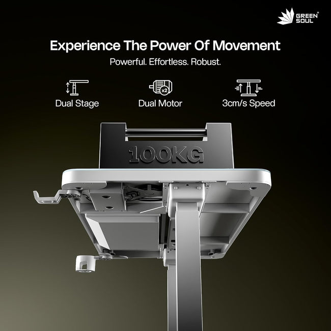 Green Soul Prism Premium Height Adjustable Table