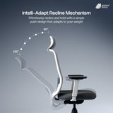 Green Soul Cosmos Superb Minimal Design Ergonomic Office Chair | Intelli-Adapt | 3D Armrest