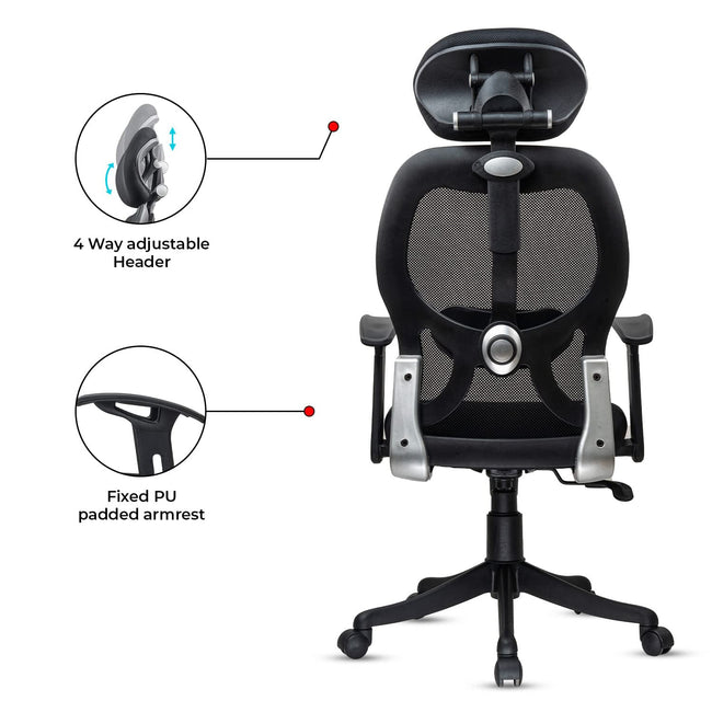 Green Soul Renewed New York Go High Back Mesh Office Chair Renewed Green Soul Ergonomics   