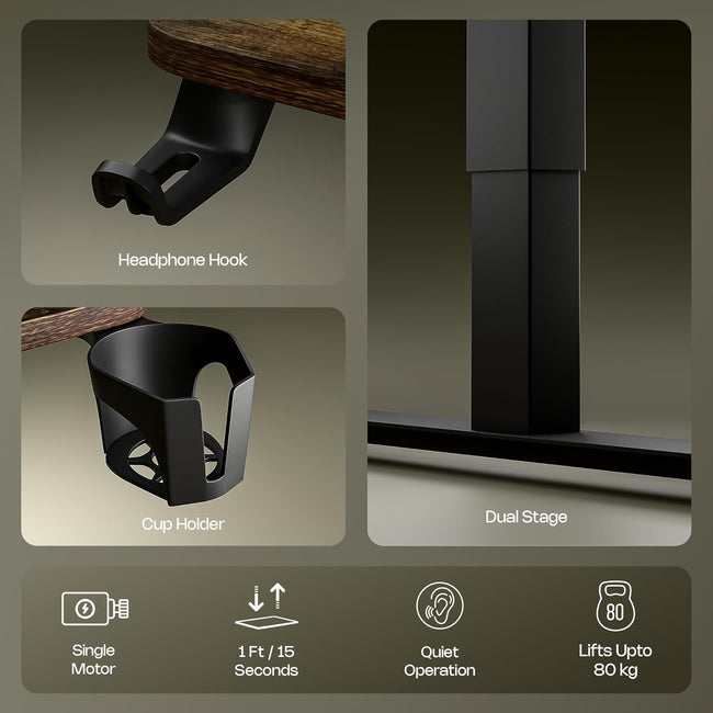 Green Soul Imperium Pro (4 Feet) Electric Height Adjustable Table