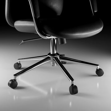 Vector Minimal Stylish Modern Office Chair Decofurn Nate Fabric