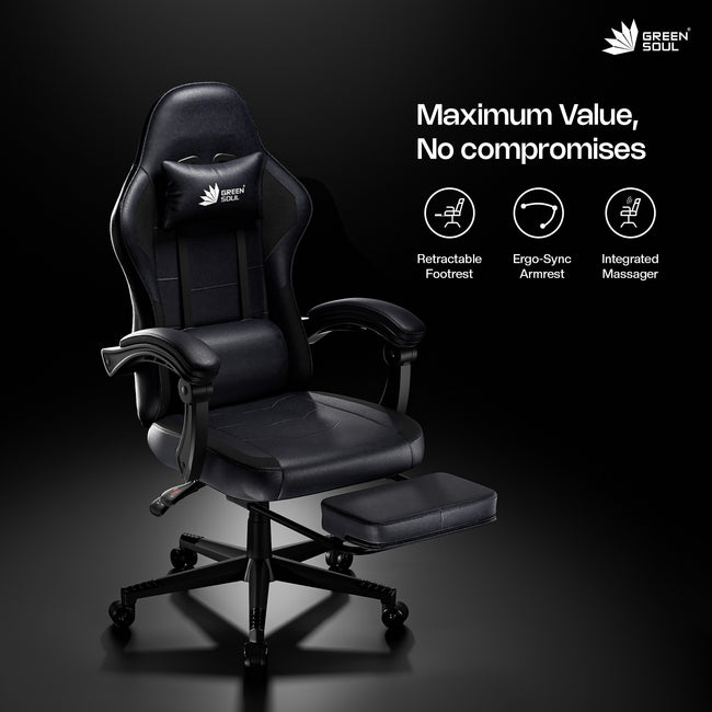 Green Soul Renewed Blade Ergonomic Gaming Chair | Multi-Functional Computer Chair