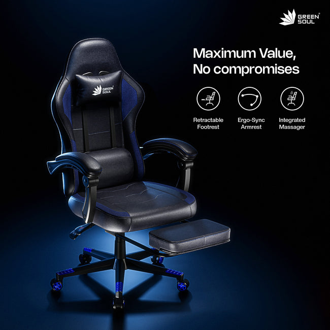 Green Soul Renewed Blade Ergonomic Gaming Chair | Multi-Functional Computer Chair